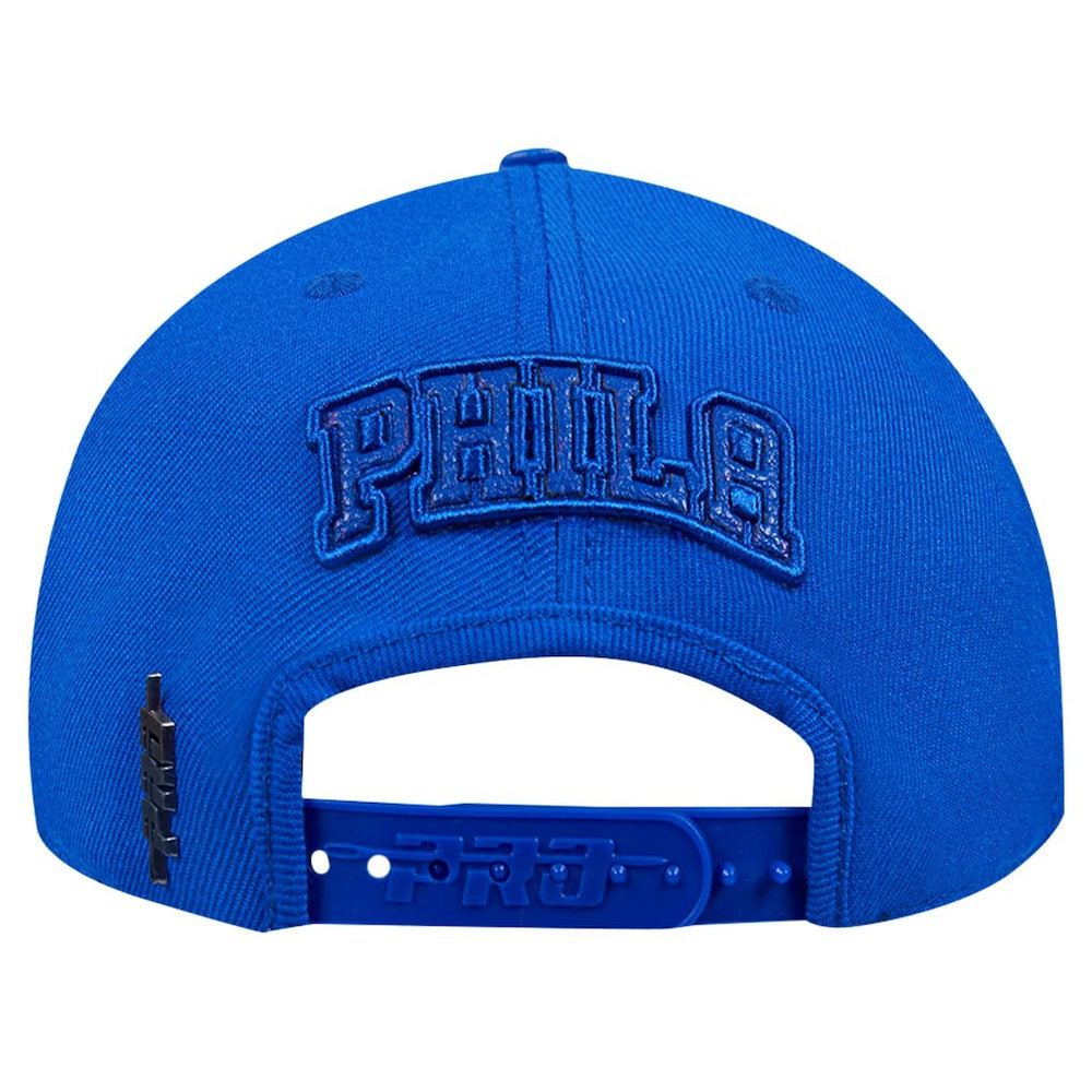 Philadelphia 76ers Pro Standard Triple Tonal Snapback Hat Royal - NBA