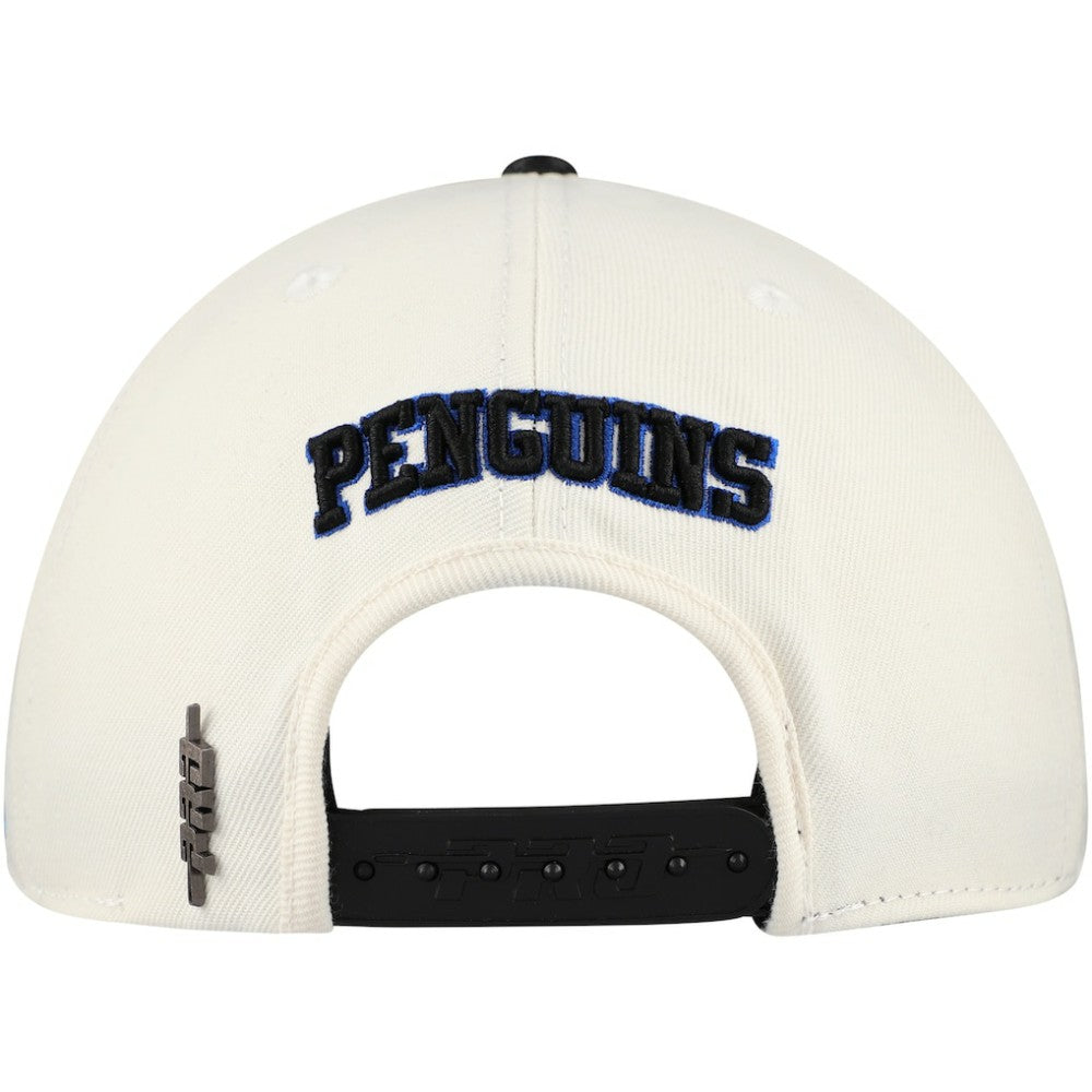 Pittsburgh Penguins Pro Standard Retro Classic Logo Snapback Hat - Cream - NHL