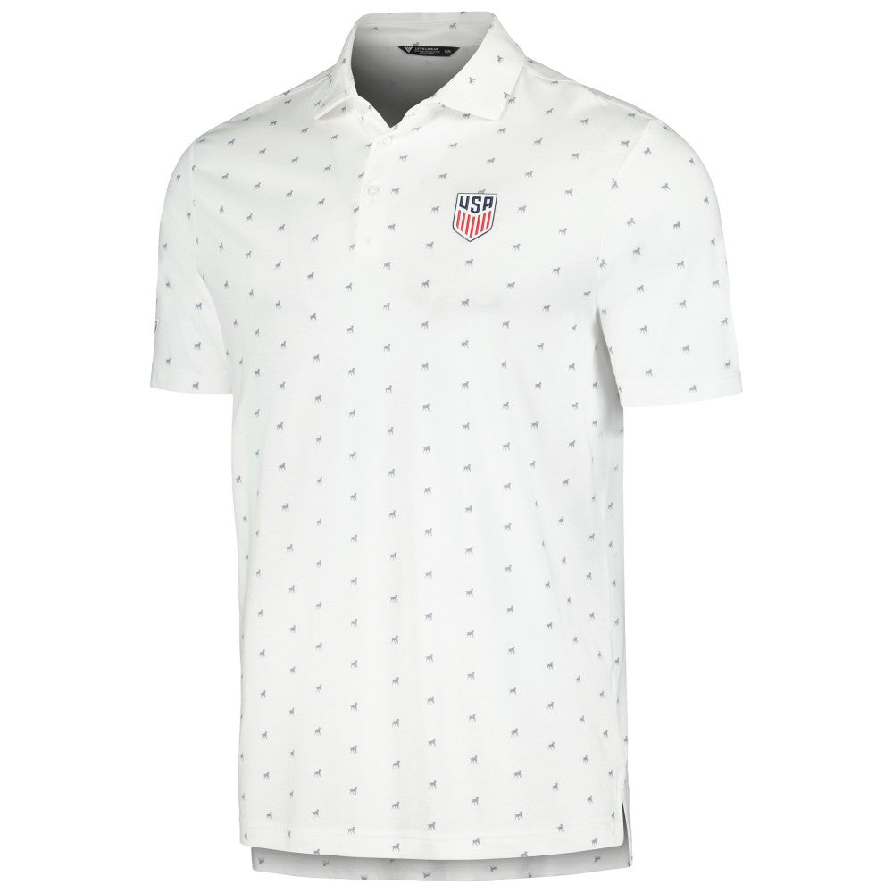 USMNT Levelwear Rover Polo White - FIFA World CUP