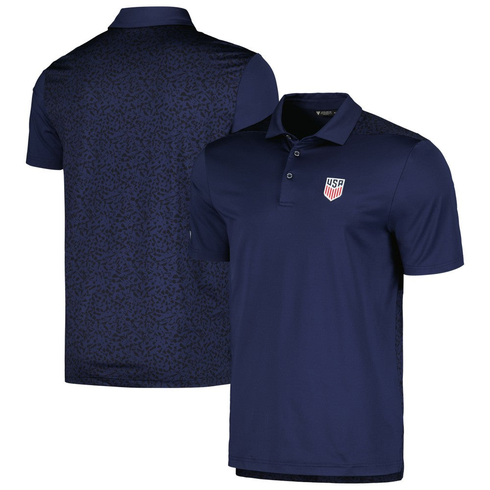 USMNT Levelwear Spry Performance Polo Navy - FIFA World CUP