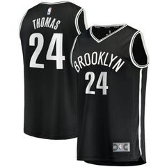 Cam Thomas Brooklyn Nets Big & Tall Fast Break Player Jersey Black Icon Edition - NBA