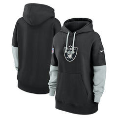 Las Vegas Raiders Women's Sideline Essential Hoodie Black | Nike for Sale