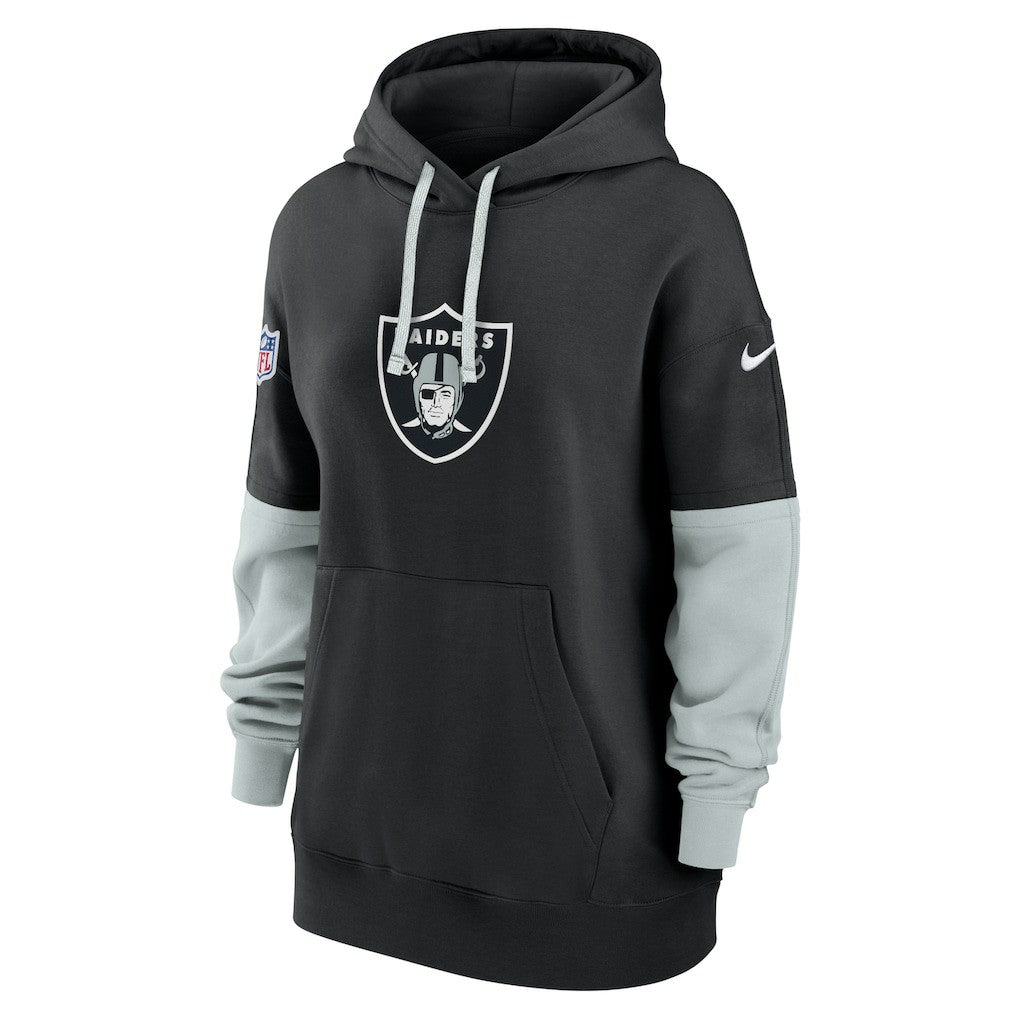 Las Vegas Raiders Women's Sideline Essential Hoodie Black | Nike for Sale
