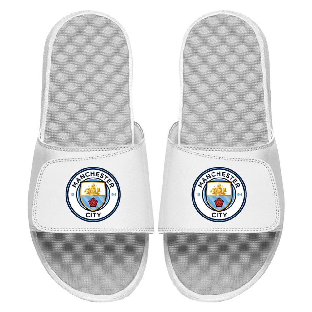 Manchester City ISlide Primary Logo Slide Sandals White - FIFA World CUP