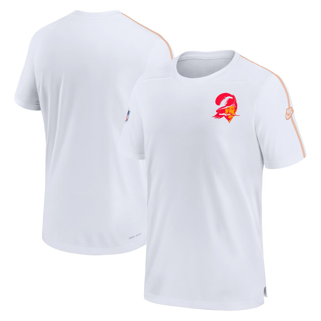Tampa Bay Buccaneers Sideline Alternate Logo Coach Performance Top White | Nike for Sale