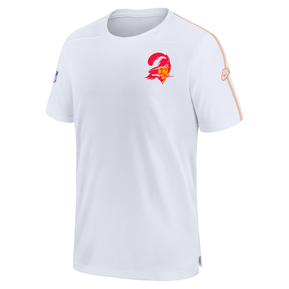 Tampa Bay Buccaneers Sideline Alternate Logo Coach Performance Top White | Nike for Sale