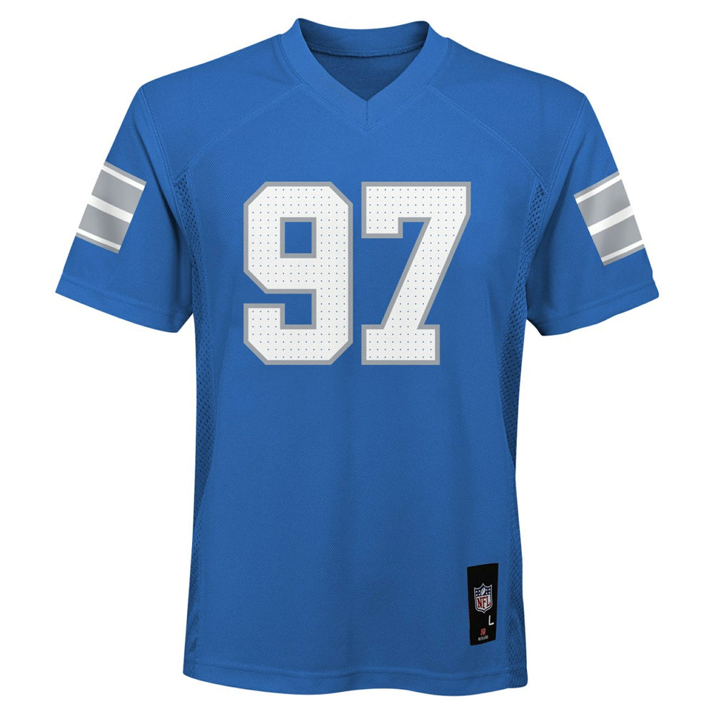 Aidan Hutchinson Detroit Lions Youth Replica Player Jersey Blue | NFL