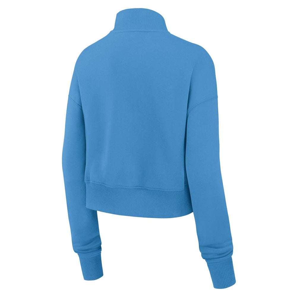 Tennessee Titans Women's Rewind Phoenix Half-Zip Sweatshirt Light Blue | Nike for Sale