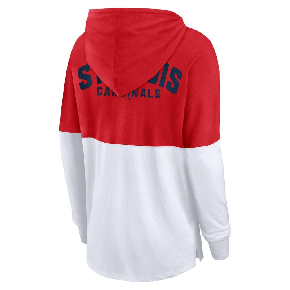 St. Louis Cardinals Fanatics Women's Backup Option Pullover Hoodie - MLB