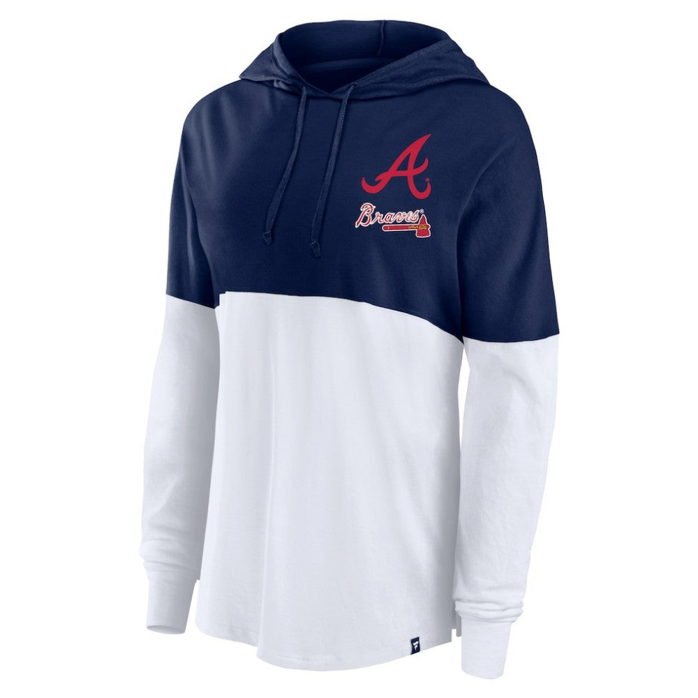 Atlanta Braves Fanatics Women's Backup Option Pullover Hoodie - MLB