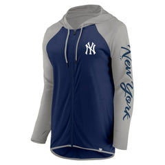 New York Yankees Fanatics Women's Script Sleeve Full-Zip Hoodie - MLB