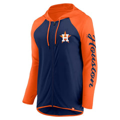 Houston Astros Fanatics Women's Script Sleeve Full-Zip Hoodie - MLB