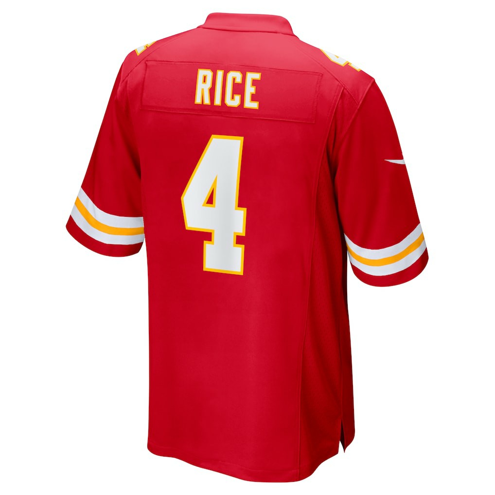 Rashee Rice Kansas City Chiefs Game Jersey Red | Nike for Sale