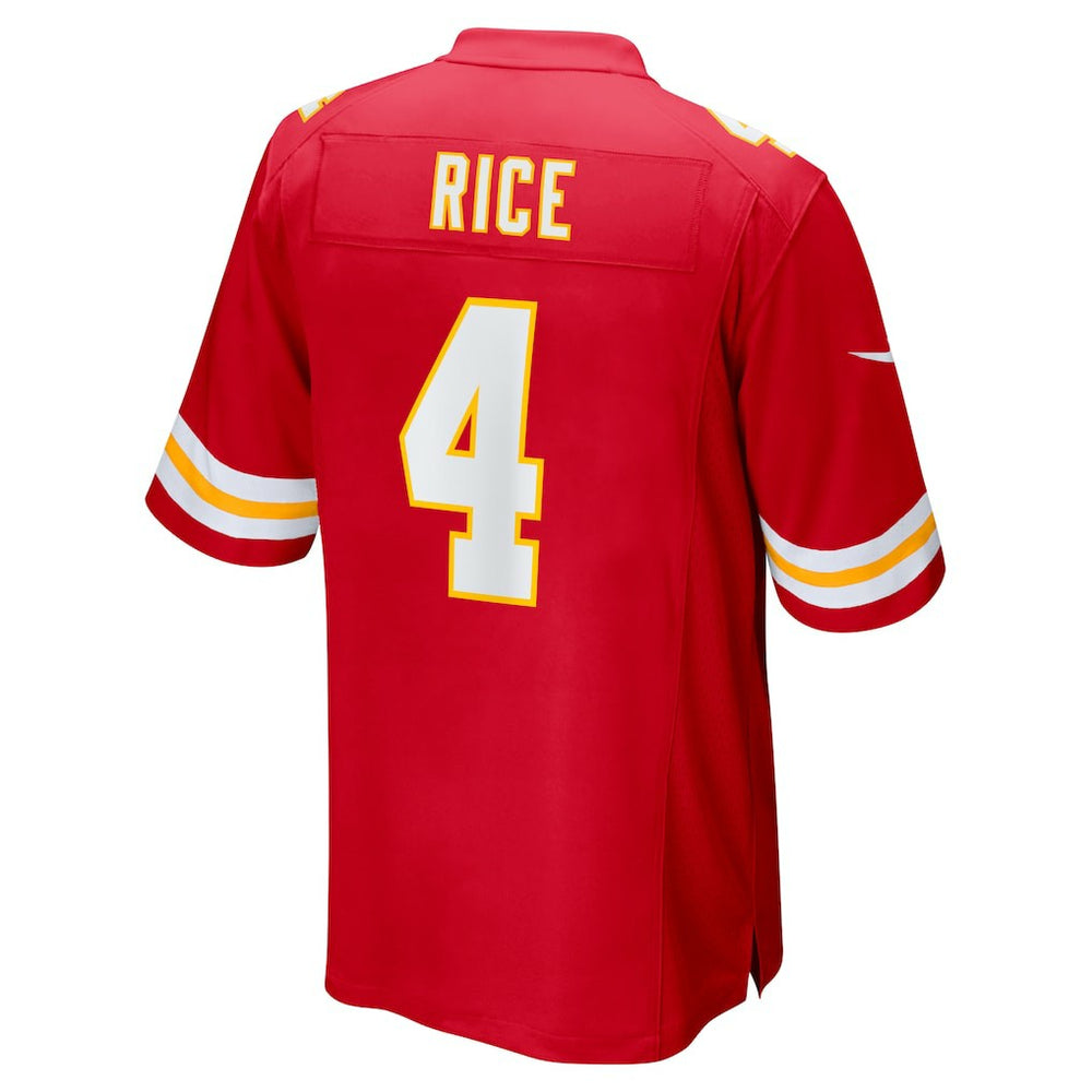 Rashee Rice Kansas City Chiefs Game Jersey Red | Nike for Sale