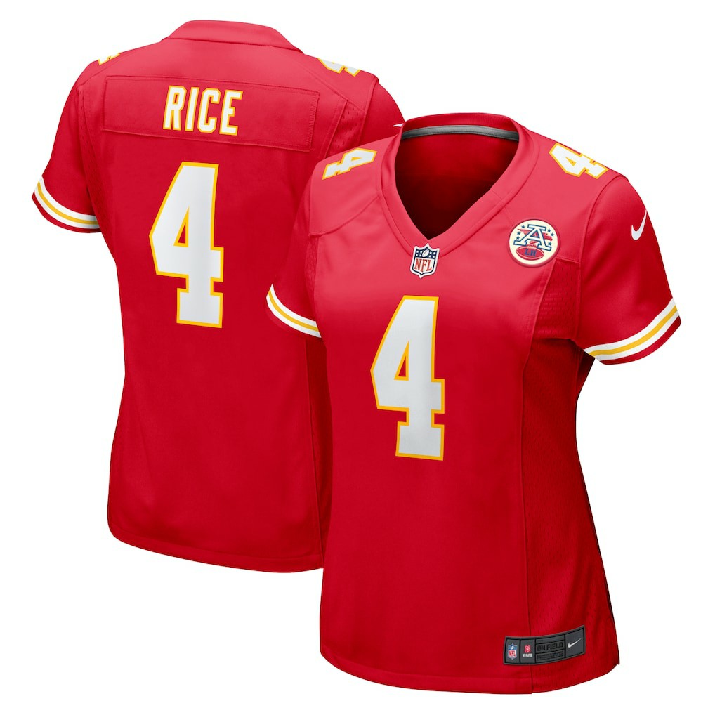 Rashee Rice Kansas City Chiefs Women's Game Jersey Red | Nike for Sale