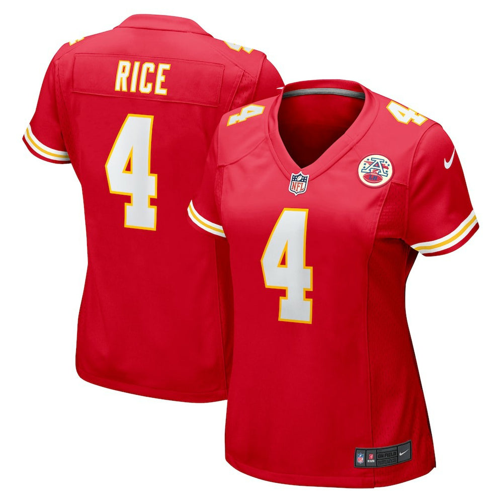 Rashee Rice Kansas City Chiefs Women's Game Jersey Red | Nike for Sale