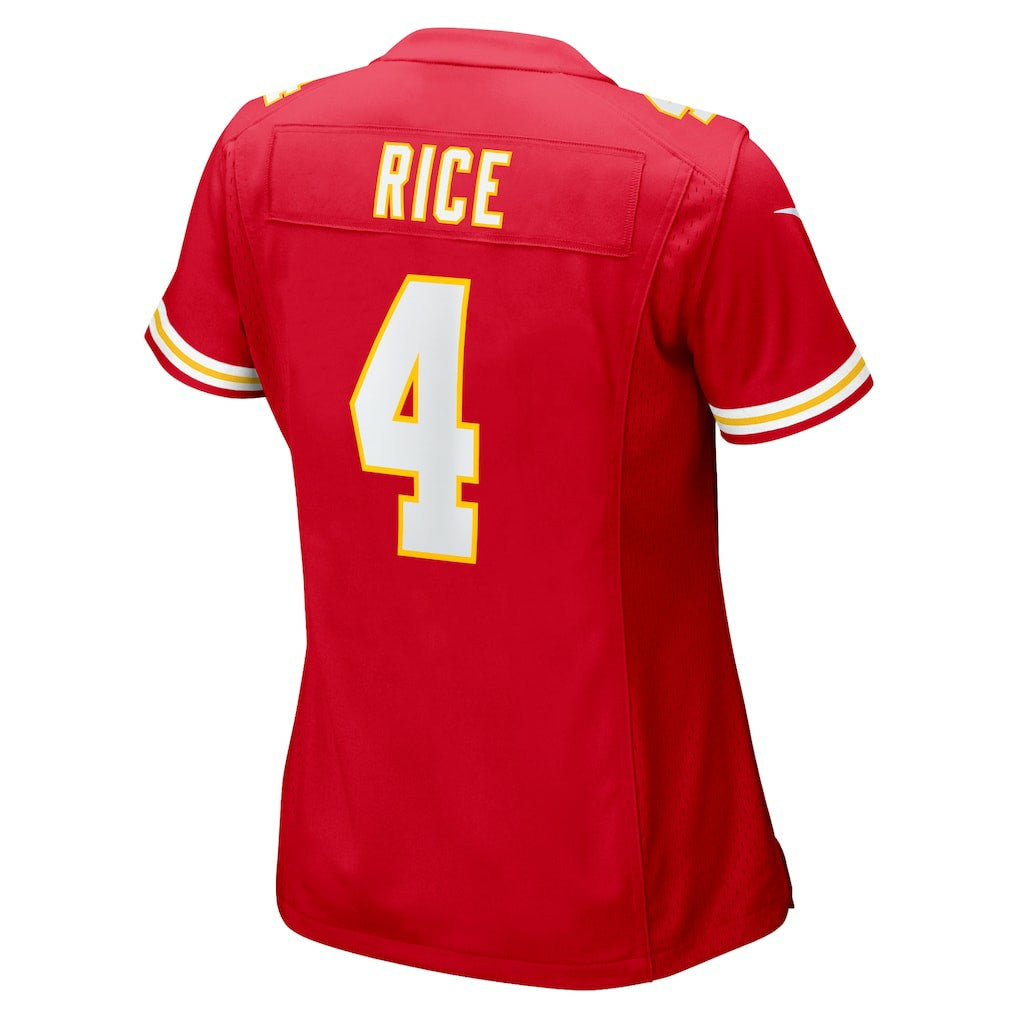 Rashee Rice Kansas City Chiefs Women's Game Jersey Red | Nike for Sale