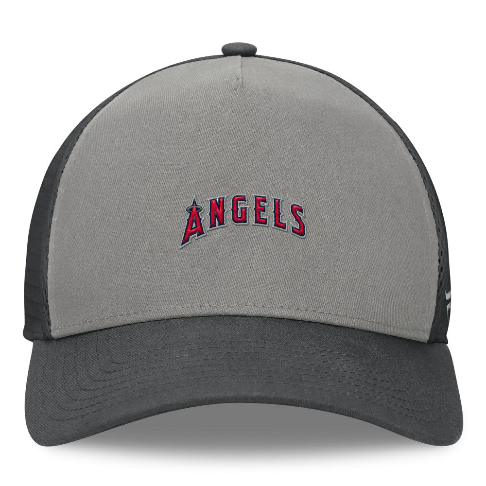 Los Angeles Angels Fanatics A-Frame Trucker Adjustable Hat - MLB