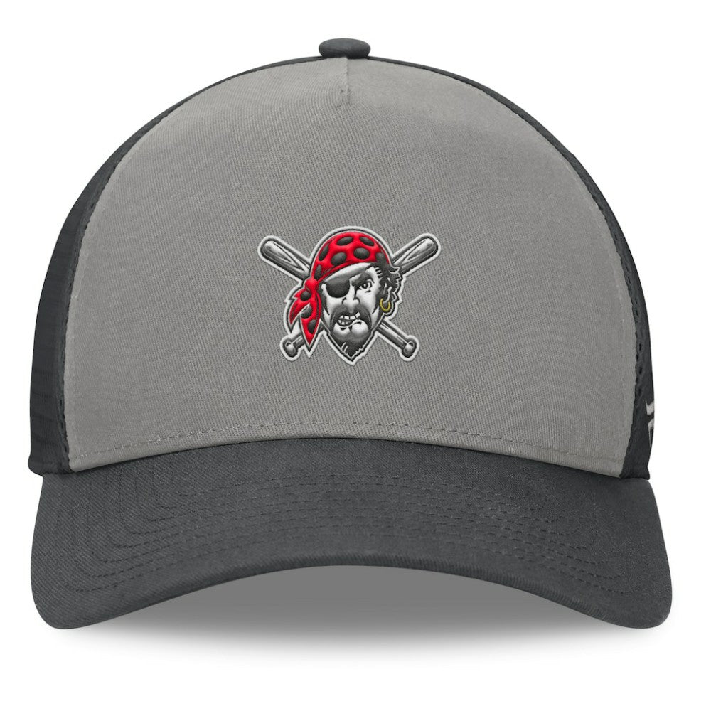 Pittsburgh Pirates Fanatics A-Frame Trucker Adjustable Hat - MLB