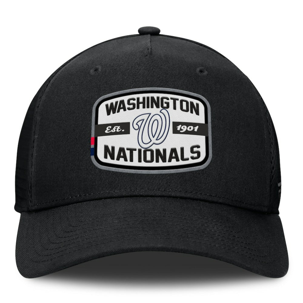 Washington Nationals Fanatics Team Patch A-Frame Trucker Snapback Hat - MLB