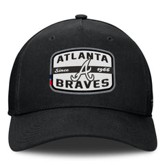 Atlanta Braves Fanatics Team Patch A-Frame Trucker Snapback Hat - MLB