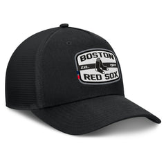 Boston Red Sox Fanatics Team Patch A-Frame Trucker Snapback Hat - MLB