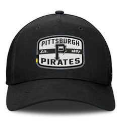 Pittsburgh Pirates Fanatics Team Patch A-Frame Trucker Snapback Hat - MLB