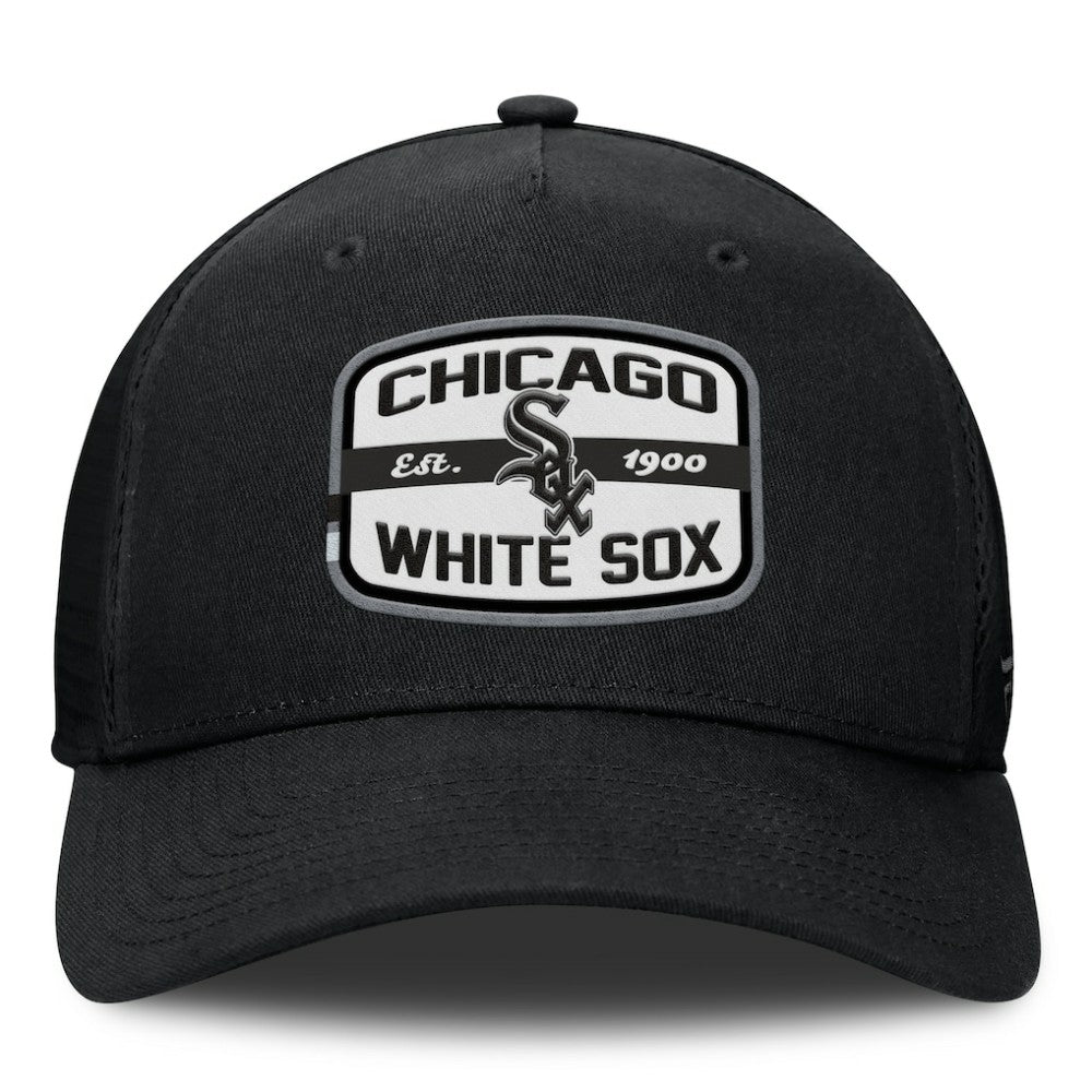 Chicago White Sox Fanatics Team Patch A-Frame Trucker Snapback Hat - MLB