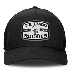 Colorado Rockies Fanatics Team Patch A-Frame Trucker Snapback Hat - MLB