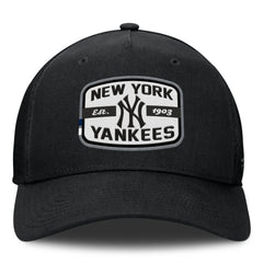 New York Yankees Fanatics Team Patch A-Frame Trucker Snapback Hat - MLB