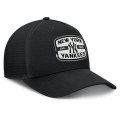 New York Yankees Fanatics Team Patch A-Frame Trucker Snapback Hat - MLB