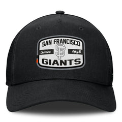 San Francisco Giants Fanatics Team Patch A-Frame Trucker Snapback Hat - MLB