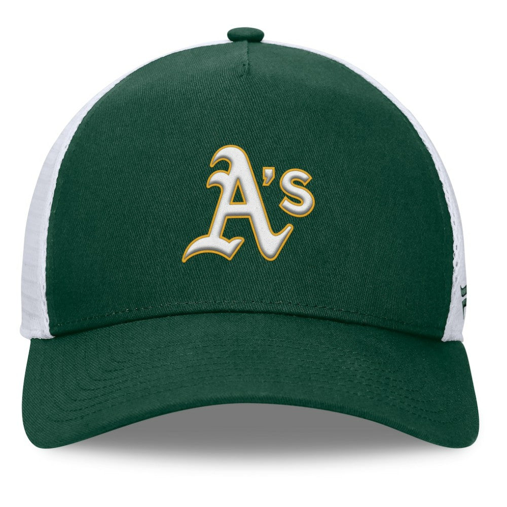 Athletics Fanatics Fundamental A-Frame Adjustable Hat - MLB