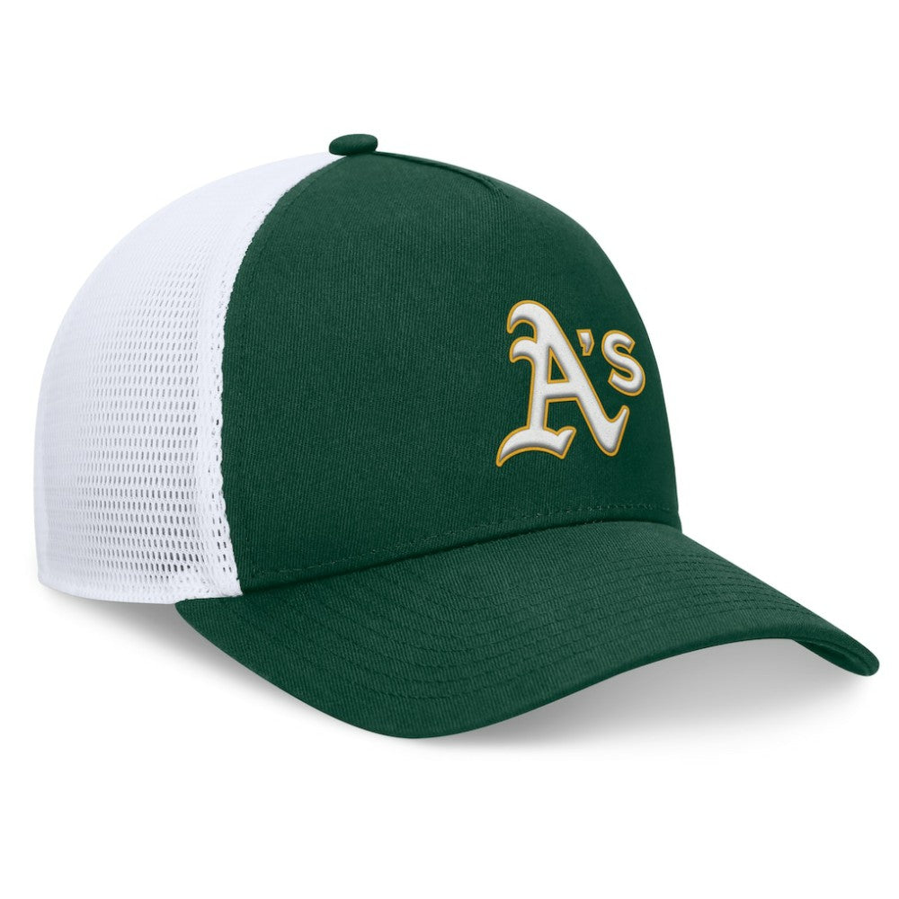 Athletics Fanatics Fundamental A-Frame Adjustable Hat - MLB