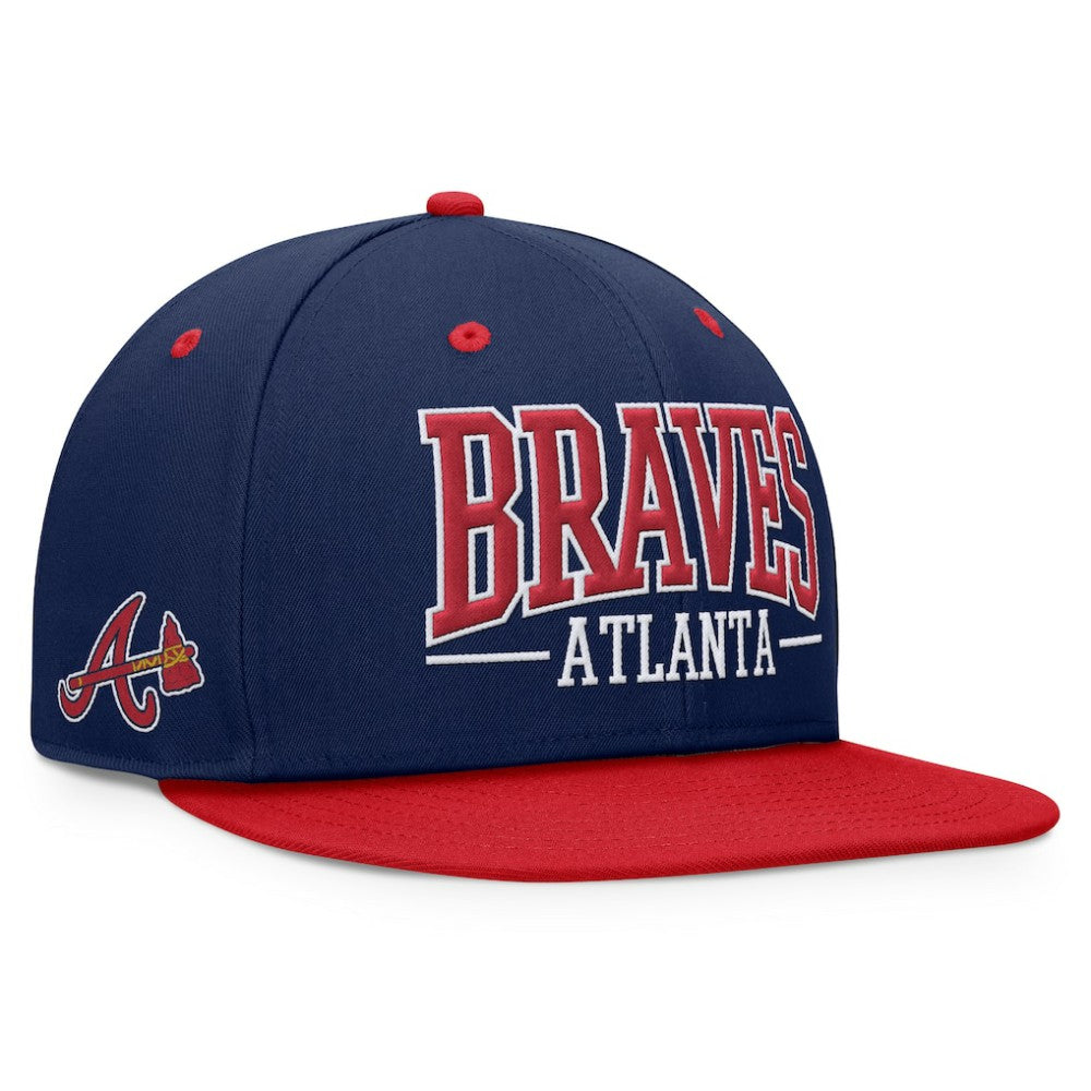 Atlanta Braves Fanatics Fundamental Bold Snapback Hat - MLB