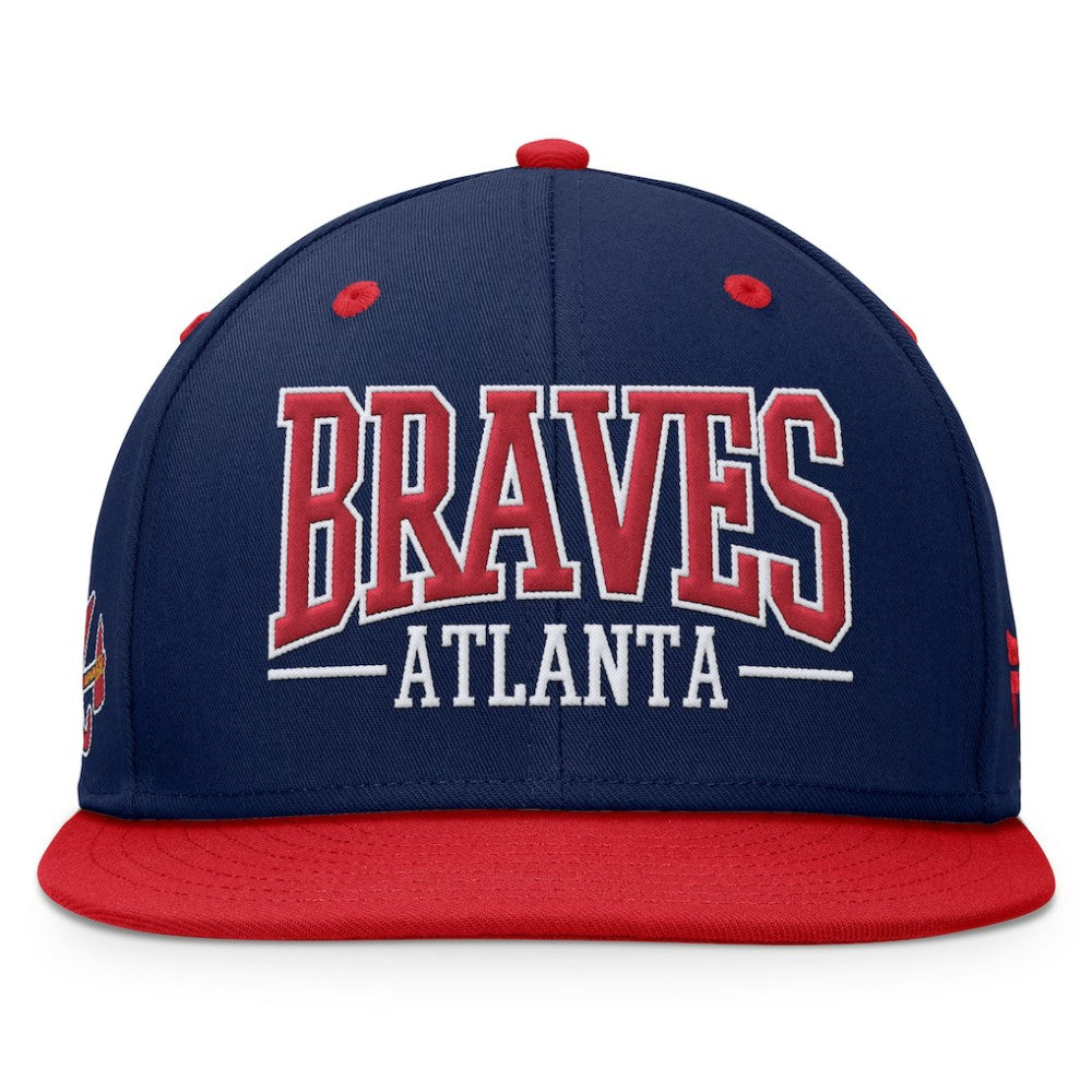 Atlanta Braves Fanatics Fundamental Bold Snapback Hat - MLB