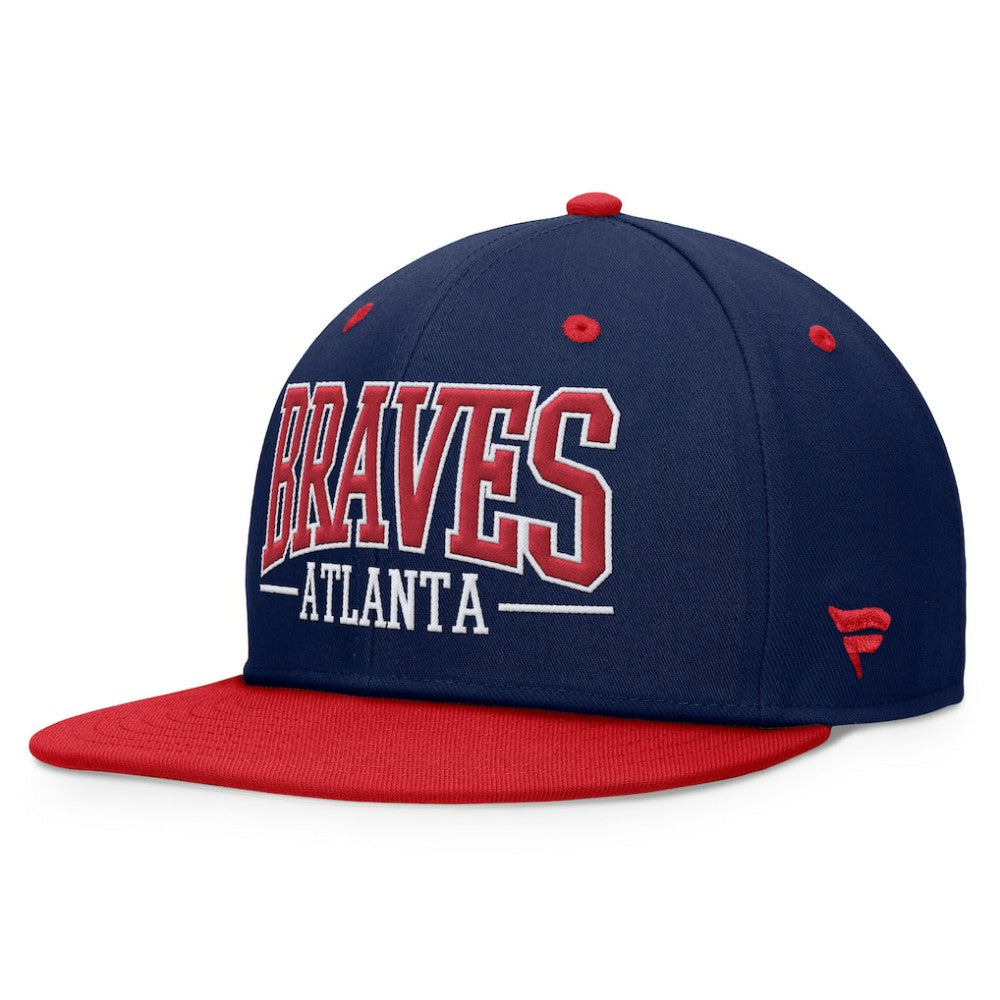 Atlanta Braves Fanatics Fundamental Bold Snapback Hat - MLB