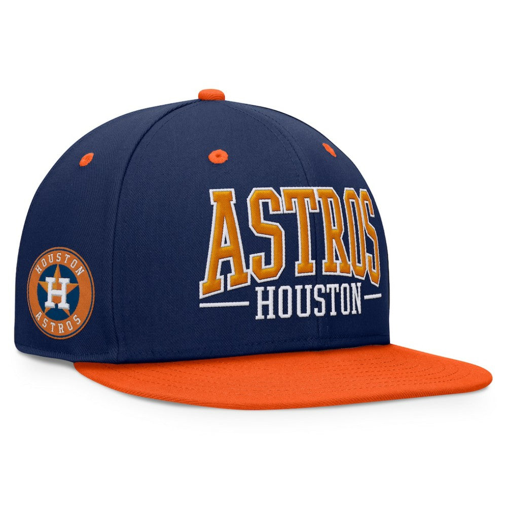Houston Astros Fanatics Fundamental Bold Snapback Hat - MLB