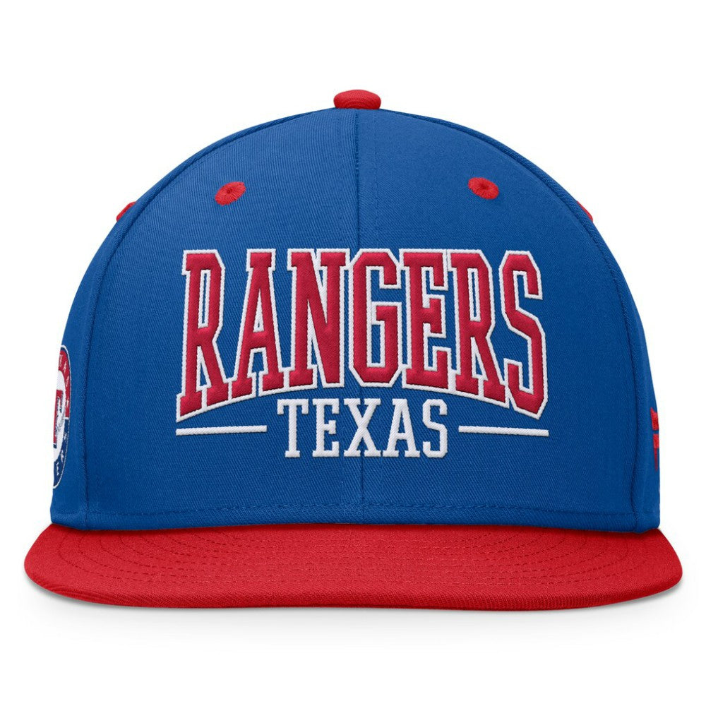 Texas Rangers Fanatics Fundamental Bold Snapback Hat - MLB