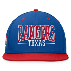 Texas Rangers Fanatics Fundamental Bold Snapback Hat - MLB