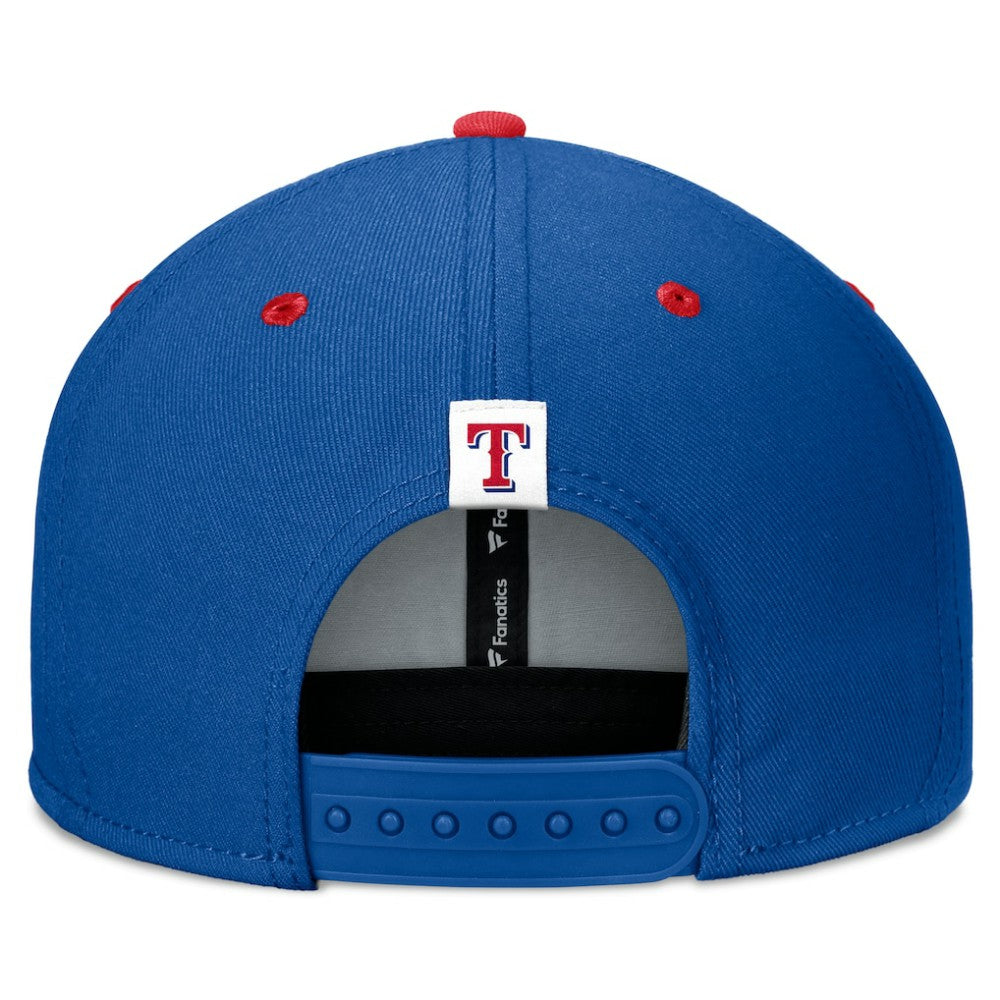 Texas Rangers Fanatics Fundamental Bold Snapback Hat - MLB