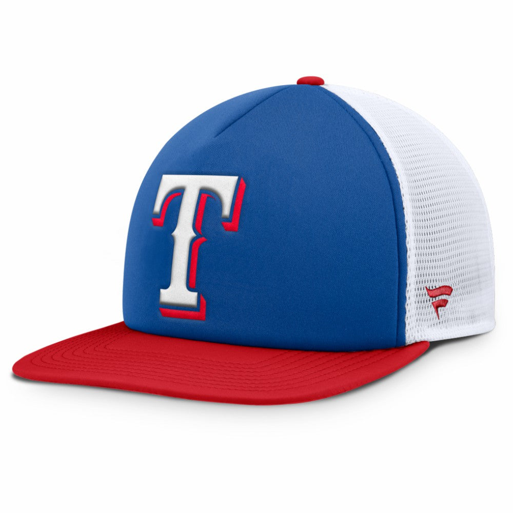 Texas Rangers Fanatics Fundamental Foam Front Snapback Hat - MLB