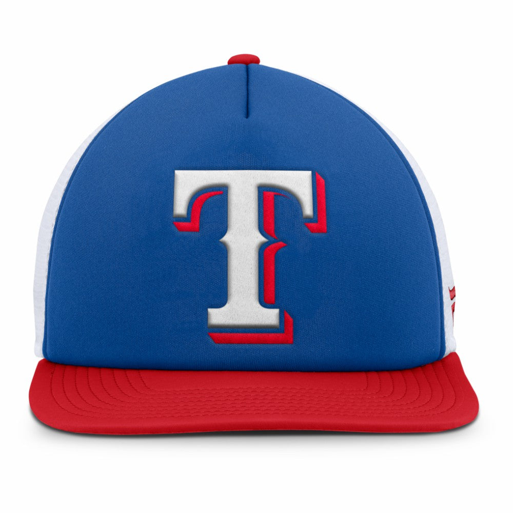 Texas Rangers Fanatics Fundamental Foam Front Snapback Hat - MLB