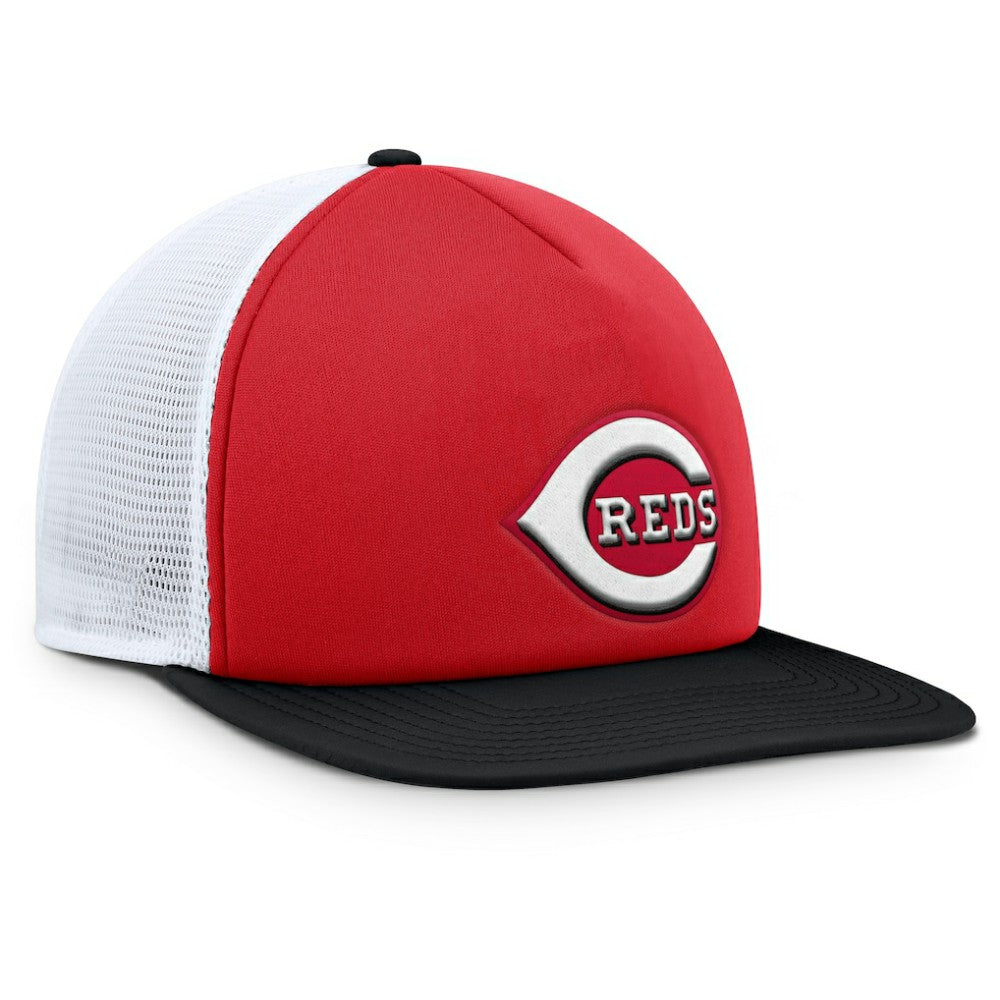 Cincinnati Reds Fanatics Fundamental Foam Front Snapback Hat - MLB