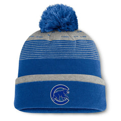 Chicago Cubs Fanatics Fundamental Gradient Cuffed Knit Hat with Pom - MLB