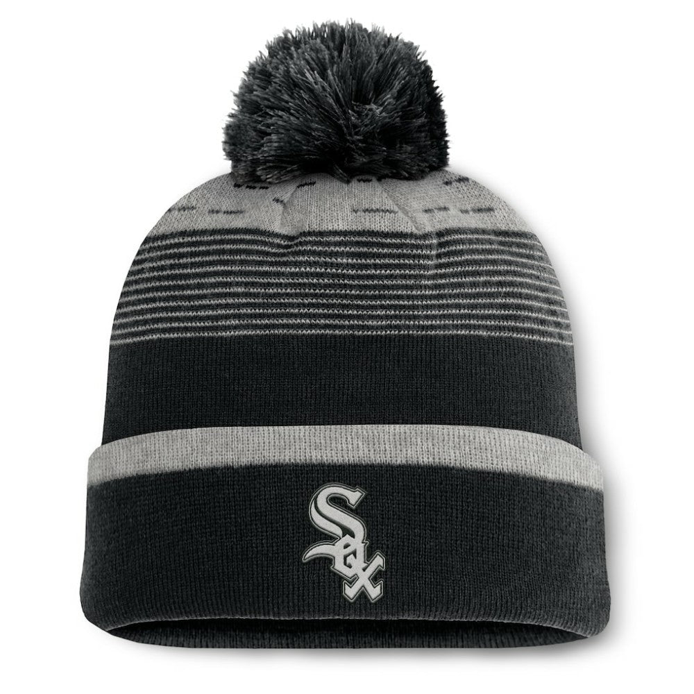 Chicago White Sox Fanatics Fundamental Gradient Cuffed Knit Hat with Pom - MLB