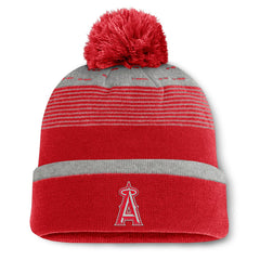 Los Angeles Angels Fanatics Fundamental Gradient Cuffed Knit Hat with Pom - MLB