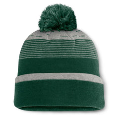 Athletics Fanatics Fundamental Gradient Cuffed Knit Hat with Pom - MLB