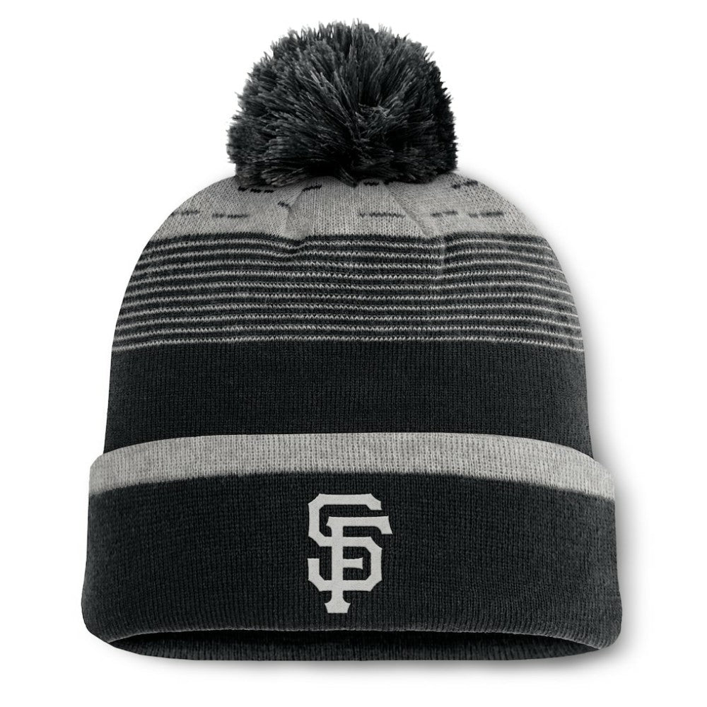 San Francisco Giants Fanatics Fundamental Gradient Cuffed Knit Hat with Pom - MLB