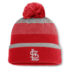 St. Louis Cardinals Fanatics Fundamental Gradient Cuffed Knit Hat with Pom - MLB